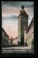 AK Rodach B. Cob., Hildburghäuserstrasse Mit Kupferturm  - Bad Rodach