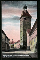 AK Rodach B. Cob., Hildburghäuserstrasse Mit Kupferturm  - Bad Rodach