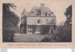 L14-86) BONNEUIL - MATOURS (VIENNE) CHATEAU DE CREMAULT , FACADE SUD - VUE PRISE DANS LE PARC PARC  -  ( 2 SCANS ) - Sonstige & Ohne Zuordnung