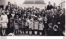 ORAN - 1932 - ALGERIE - PHOTO MORIS ,  ORAN  -  INAUGURATION DE LA  CASA DEGLI  ITALIANI  PAR MR LE PREFET - 2 SCANS - Lieux