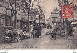 L13-28) CHARTRES - LE MARCHE AUX FLEURS - EN  1907   - Chartres