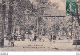 L12-33) BORDEAUX - BALANCOIRES AU PARC BORDELAIS - ANIMATION - ENFANTS - EN 1908    - Bordeaux