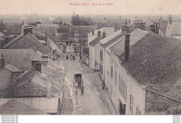 L9-91) PUSSAY (EST)- RUE DE LA POSTE  - EN 1905 + TIMBRES TAXE AU DOS - ( 2 SCANS ) - Autres & Non Classés