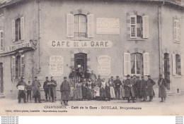 54) CHANTEHEUX - CAFE DE LA GARE - GOULAS , PROPRIETAIRE + TAMPON DU 3° REGIMENT D 'ARTILLERIEA PIED - 3 SCANS) - Sonstige & Ohne Zuordnung