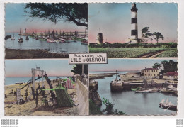 L6-17) L ' ILE D ' OLERON - SOUVENIR - 4 VUES DIVERSES   - ( 2 SCANS ) - Ile D'Oléron