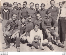 L5- ORAN  - ALGERIE - LE 18 AOUT 1932 - PHOTO J. LITOU , ORAN -  FOOTBALL  - L EQUIPE DU LYCEE D ' ORAN  2 SCANS  - Sport