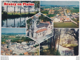 L4-21) BRAZEY EN PLAINE (COTE D ' OR) VUES GENERALES  - EN 1986 - ( 2 SCANS ) - Autres & Non Classés