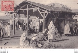 L3- BIZERTE (TUNISIE) SCENES ET TYPES - MARCHANDS DE LEGUMES -  ANIMATION -  EN 1907 - Tunisie