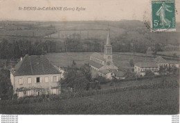 L18-42) SAINT DENIS DE CABANNE (LOIRE) EGLISE - EN  1909 - Autres & Non Classés