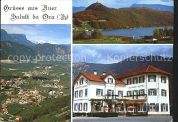 72209161 Auer Ora Suedtirol Total Panorama Albergo Stazione Bahnhof Hotel  - Otros & Sin Clasificación