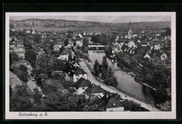 AK Rottenburg A. N., Totalansicht Aus Der Vogelschau  - Rottenburg