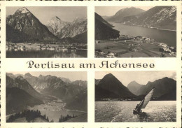 72208733 Pertisau Achensee Segelboot Fliegeraufnahme Maurach - Other & Unclassified