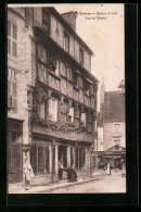 CPA Chatre, Maison De Bois, Rue Du Marché  - La Chatre