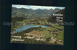 72207408 Kitzbuehel Tirol Camping Schwarzsee Fliegeraufnahme Kitzbuehel - Autres & Non Classés