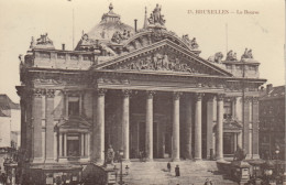 BRUXELLES  LA BOURSE ET LE BOULEVARD - Bruxelles-ville