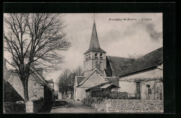 CPA Pouligny-St-Pierre, L`Eglise  - Autres & Non Classés