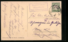 AK Landpoststempel Mespelbrunn Taxe Heimbuchenthal  - Other & Unclassified