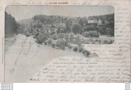 L2-46) CIRQUE DE MONTVALENT (LOT) CHATEAU DE LAROQUE - EN 1902 - ( 2 SCANS ) - Autres & Non Classés