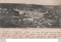 L5-82) CAYLUS - COTE SUD - EN  1903  -  ( 2 SCANS ) - Caylus