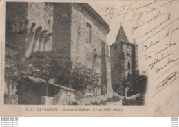 L5-32) LAVARDENS (GERS) CLOCHER ET CHATEAU (XI° ET XIII° SIECLE)  EN 1902 - ( 2 SCANS ) - Autres & Non Classés