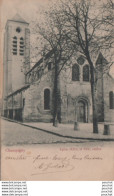 L9-94) CHAMPIGNY - EGLISE ( XIII° ET XVI° SIECLE ) EN 1904 - (  2 SCANS ) - Champigny Sur Marne