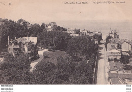 L13-14) VILLERS SUR MER - VUE PRISE DE L ' EGLISE , COTE OUEST - ( 2 SCANS ) - Villers Sur Mer