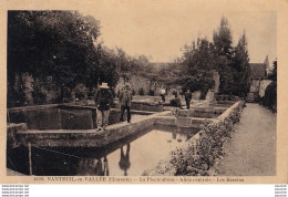 L25-16) NANTEUIL EN VALLEE - LA PISCICULTURE - ALLEE CENTRALE - LES BASSINS - ANIMATION - ( 2 SCANS ) - Other & Unclassified