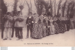 L24-56) ENVIRONS DE LORIENT - UN CORTEGE DE NOCE - ANIMEE - MUSIQUE - ( 2 SCANS ) - Lorient