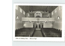 72201108 Ascheberg Holstein Kirche Blick Zur Orgel Kupfertiefdruck Ascheberg Hol - Other & Unclassified