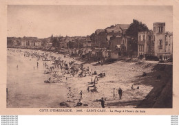 L18-22) SAINT - CAST - COTE D ' EMERAUDE - LA PLAGE A L ' HEURE DU BAIN - EN 1930 - ( 2 SCANS ) - Saint-Cast-le-Guildo