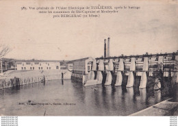 VUE GENERALE DE L' USINE ELECTRIQUE DE TUILIERES APRES LE BARRAGE ENTRE STE CAPRAISE ET MOULEYDIER PRES BERGERAC - Other & Unclassified