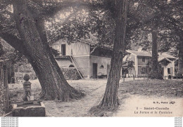 92) SAINT - CUCUFA - LA FERME ET LA FONTAINE - EN 1907 - ( 2 SCANS ) - Autres & Non Classés