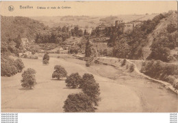 L24- BOUILLON - CHATEAU ET ROUTE DE CORBION - EN 1934 - ( 2 SCANS ) - Bouillon