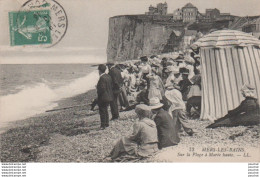  L1-80) MERS LES BAINS - SUR LA PLAGE A MAREE HAUTE  - ANIMEE -  EN  1913 - Mers Les Bains