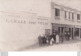 88) LE THOLY - CARTE PHOTO - GARAGE - PAUL BLAISE - CYCLES - VELOS - PROPRIETAIRES - PERSONNELS  - 4 SCANS - Bussang