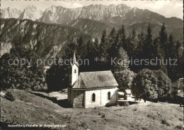 72200974 Kiefersfelden Nusslberg Kapelle Mit Kaisergebirge Kiefersfelden - Autres & Non Classés