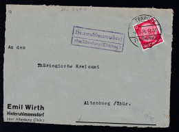 ALTENBURG (THÜRING.) LAND 6.3.36 + R2 Hinteruhlmannsdorf über Altenburg (Thüring.) - Sonstige & Ohne Zuordnung