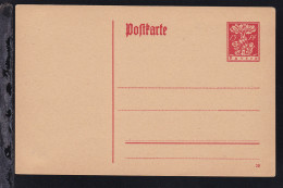 Postkarte Wappen Am Eichenstamm 15 Pfg. - Autres & Non Classés