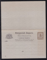 Postkarte Wappen 3 Pfg./3 Pfg. - Autres & Non Classés