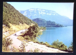 Cp, 73, Lac D'Aiguebelette, La Route Du Tour Du Lac, La Combe, Le Mont Grelle, Vierge, Ed. Edy - Autres & Non Classés