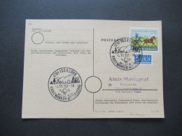 BRD 1952 Mi.Nr.160 EF Auf PK Mit Sonderstempel Iserlohn Briefmarken Ausstellung Am 1. Und 2. XI. 1952 - Covers & Documents