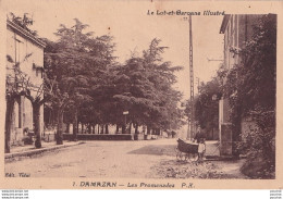 L1-47) DAMAZAN - LES PROMENADES - ANIMEE - HABITANTS - EN 1931 - ( 2 SCANS )  - Damazan