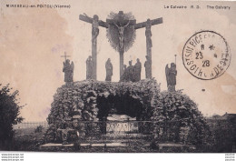 L3-86) MIREBEAU DU POITOU - VIENNE - LE CALVAIRE  - EN 1928 - ( 2 SCANS ) - Mirebeau