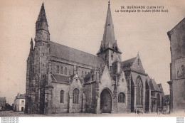 L8-44) GUERANDE - LA COLLEGIALE SAINT AUBIN - COTE SUD - EN 1924 - ( 2 SCANS ) - Guérande