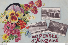 L8-49) ANGERS - UNE PENSEE - FLEURS MULTIVUES  - ( 2 SCANS ) - Angers