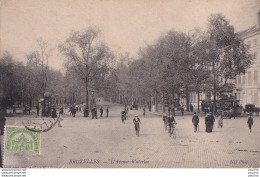 L9- BRUXELLES -  AVENUE WATERLOO - ANIMEE - EN 1909 - Avenues, Boulevards