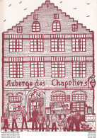 07- BRUXELLES - AUBERGE DES CHAPELIERS - 1 - 3 ,  RUE DES CHAPELIERS - DESSIN ALICE GALLOY - ( 2 SCANS ) - Bar, Alberghi, Ristoranti