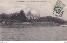  L9-29) QUIMPER - RIVIERE  DE L ' ODET - ANSE ET  CHATEAU DU PERENOU - Quimper