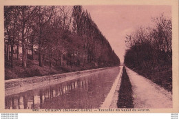 L10-71) CHAGNY - SAONE ET LOIRE - LA TRANCHEE LE CANAL DU CENTRE  - ( 2 SCANS ) - Chagny