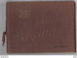  ITALIE - LIVRET -  RICORDO DI ROMA - 48 VEDUTE -  STAB. ALTEROCCA  - LIVRET COMPLET - SEPTEMBRE 1922 - 7 SCANS - Tourism Brochures